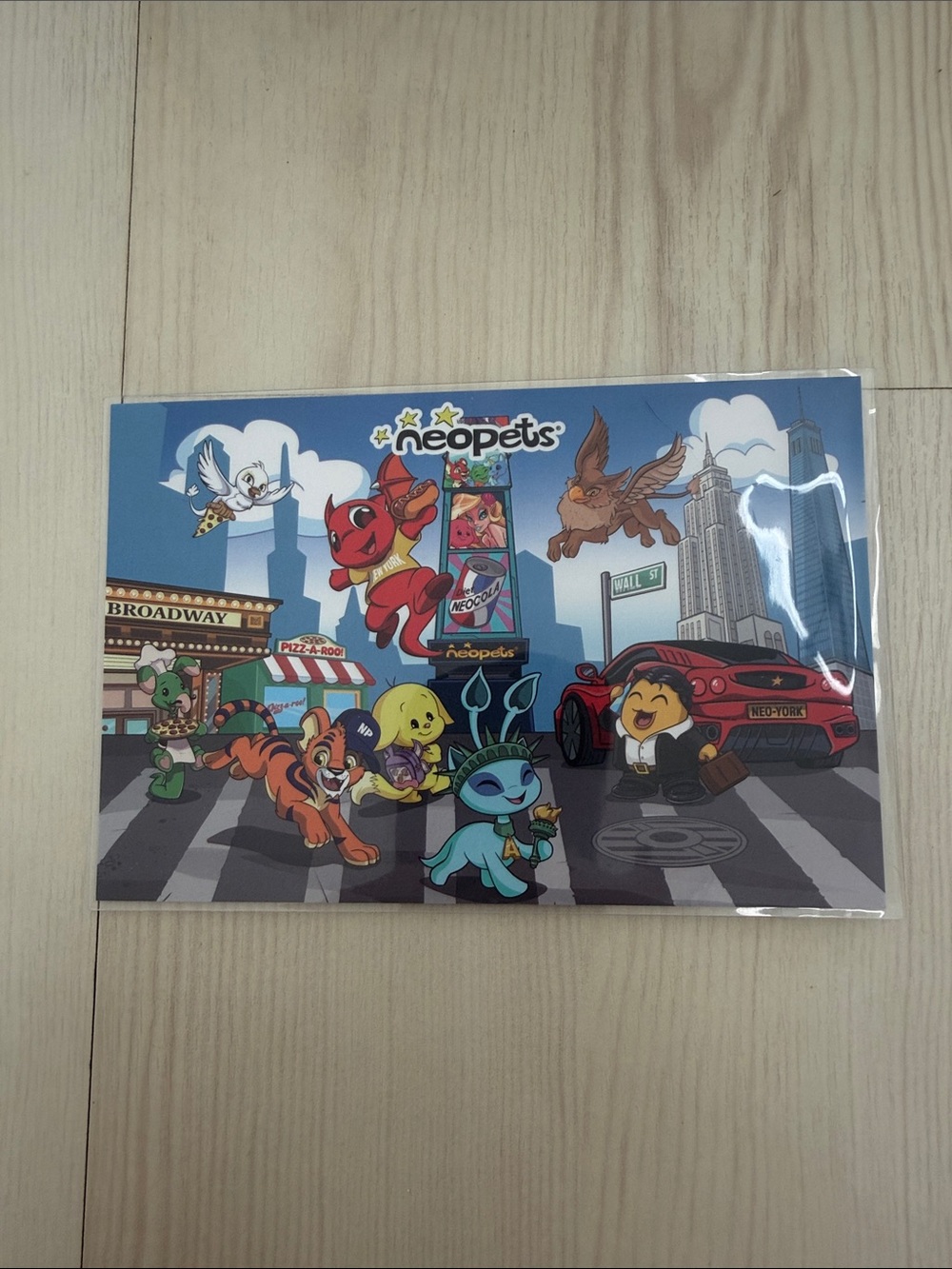 Neopets Neo York NYC Exclusive Postcard 2026 + Mystery Code (sold out)